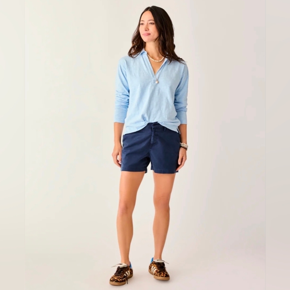 Size 10 Carve Designs Navy Sausalito Shorts With Pockets - Picture 4 of 7